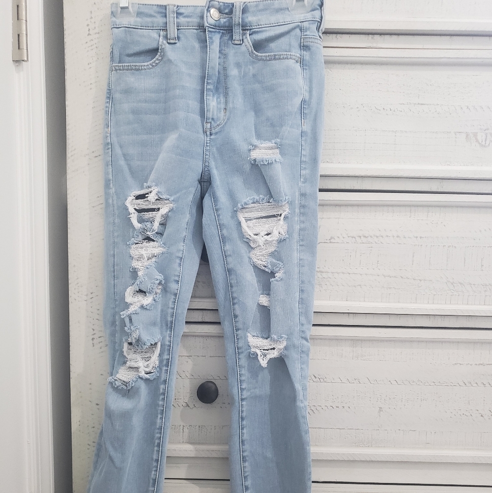 American eagle highest rise jeggings